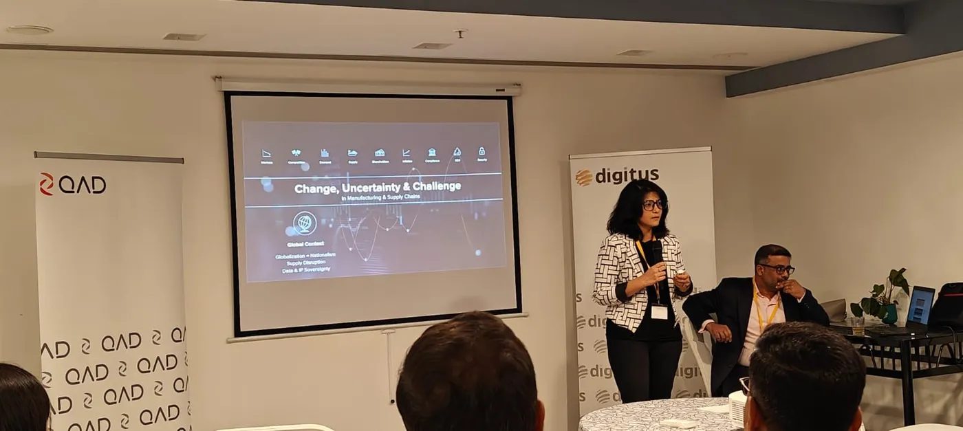The build up to QAD O3 by Munira Savai, Business Consulting Manager QAD